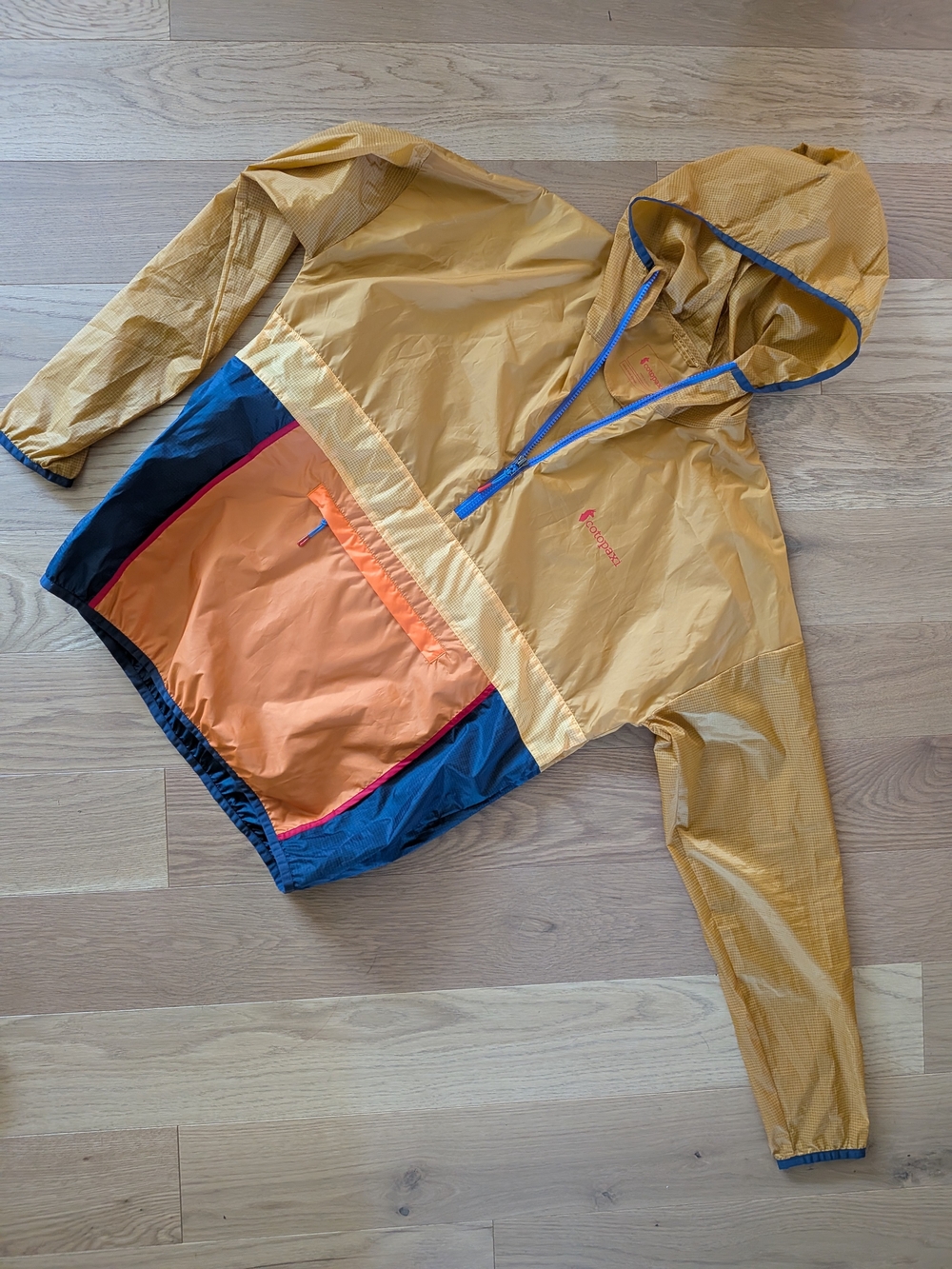 cotopaxi Yellow & Orange Lightweight Windbreaker Anorak